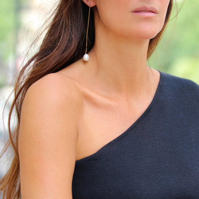 Collier Et Boucles D’oreilles En Perles – Ensemble Bijou Occasion