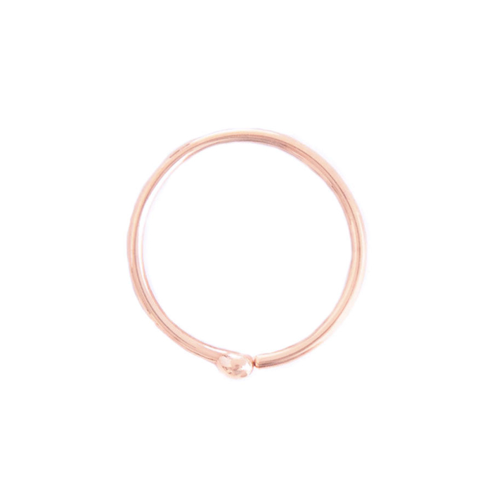 mini creole en or rose sansoeurs | boucle d oreille or rose mini creole en or rose sansoeurs | boucle d oreille or rose