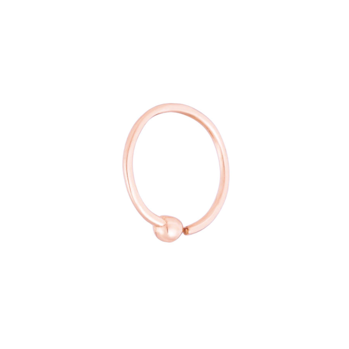 mini creole en or rose sansoeurs | boucle d oreille or rose mini creole en or rose sansoeurs | boucle d oreille or rose