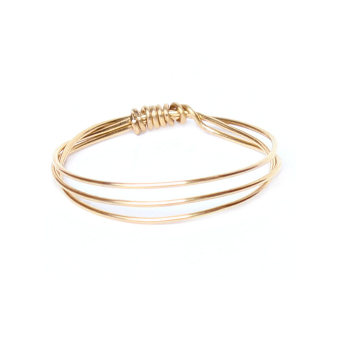 bague fil doré bague fil doré