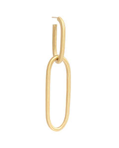 Boucle d'oreille double anneau