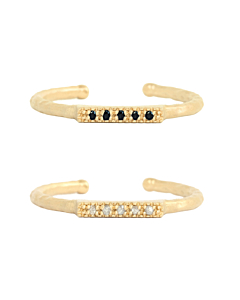 Bague Barrette diamants 